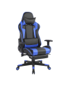 SILLON GAMER NEGRA CON AZUL