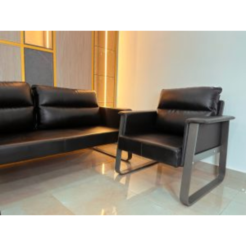 SET DE SOFAS FRANCIA NEGRO