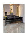 SOFA FRANCIA NEGRO DE 3 PUESTOS