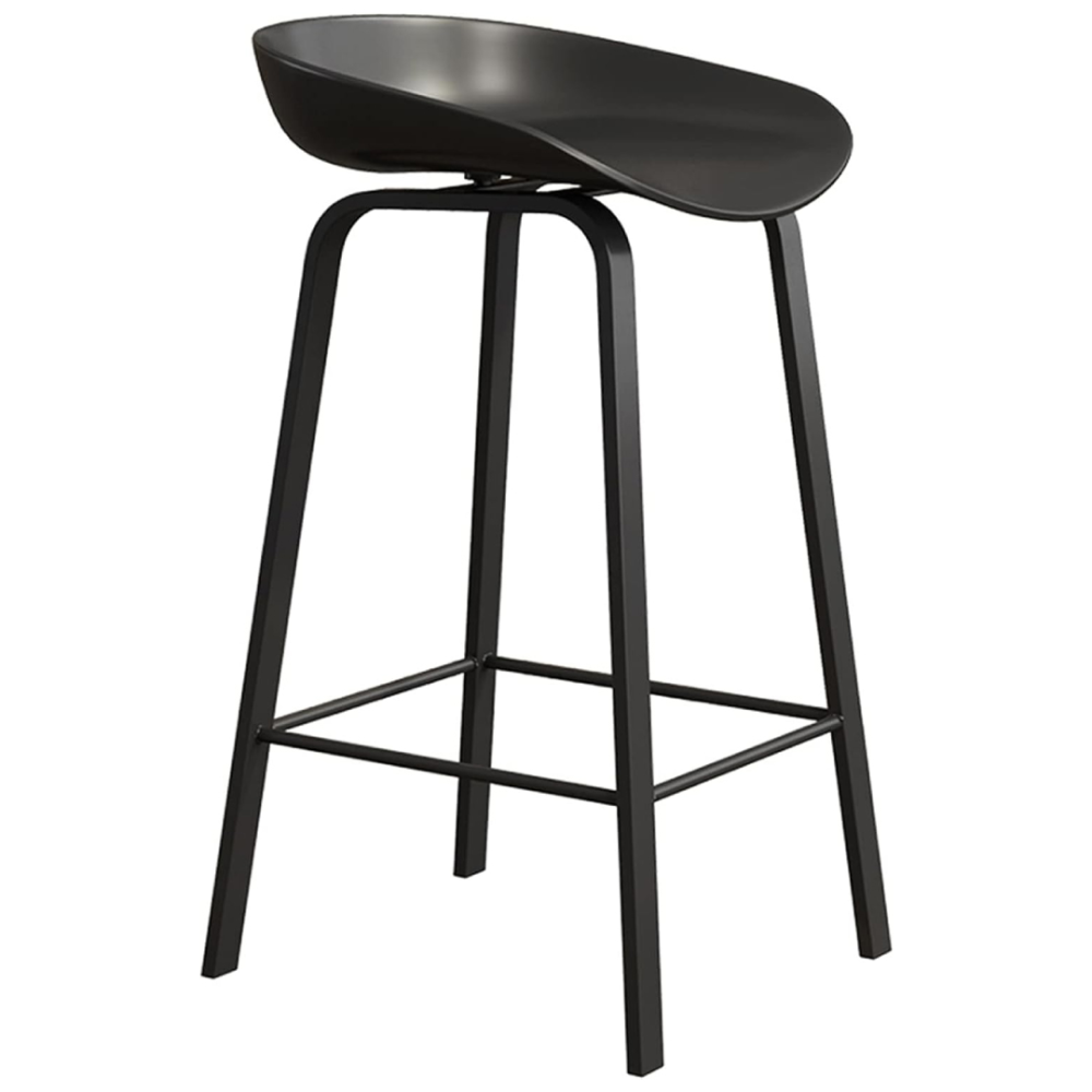 SILLA BAR GINGER METALICO NEGRO