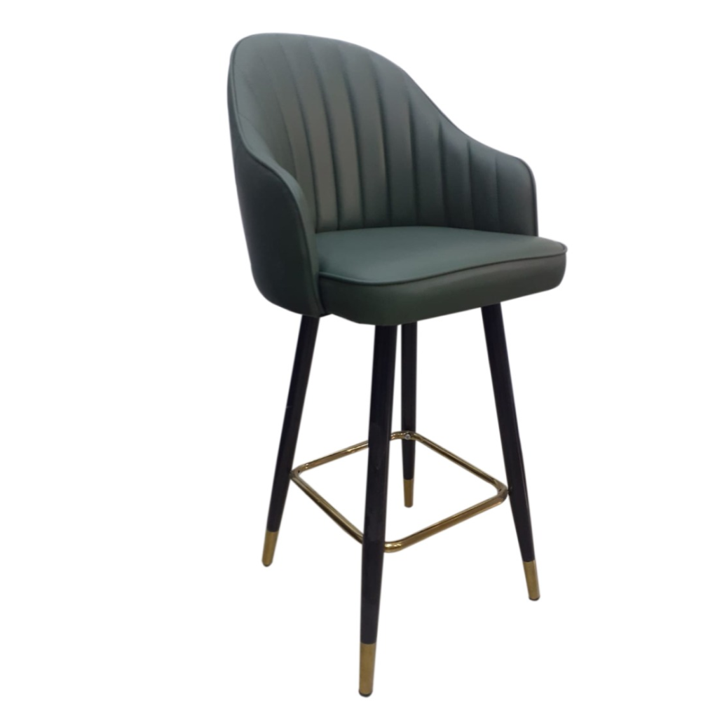 SILLA BAR FRYDE  DE COLOR VERDE