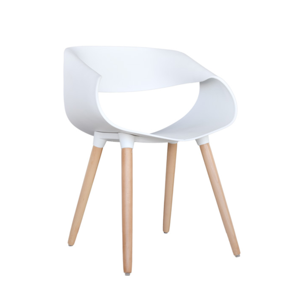 SILLA MERCY FIJA EN COLOR BLANCO