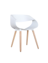 SILLA MERCY FIJA EN COLOR BLANCO