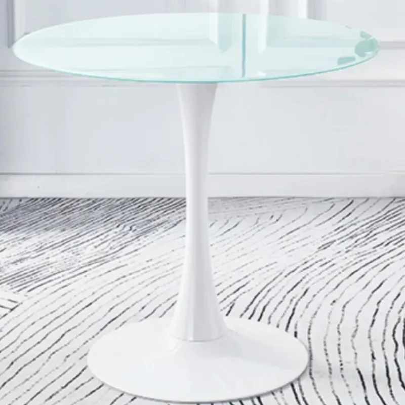MESA VIDRIO CECILIA 80CM DIAMETRO