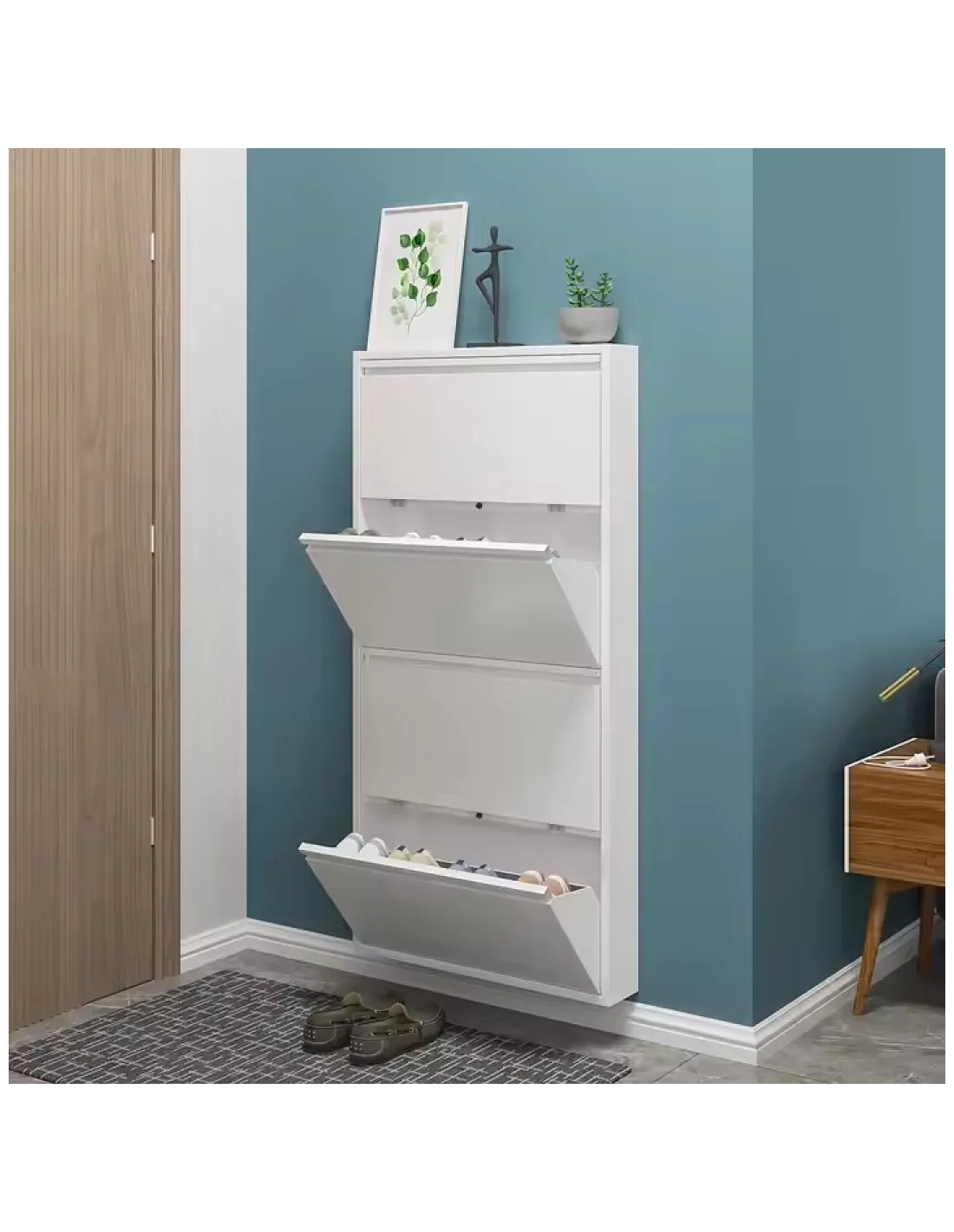 MUEBLE DE METAL TIPO ZAPATERA