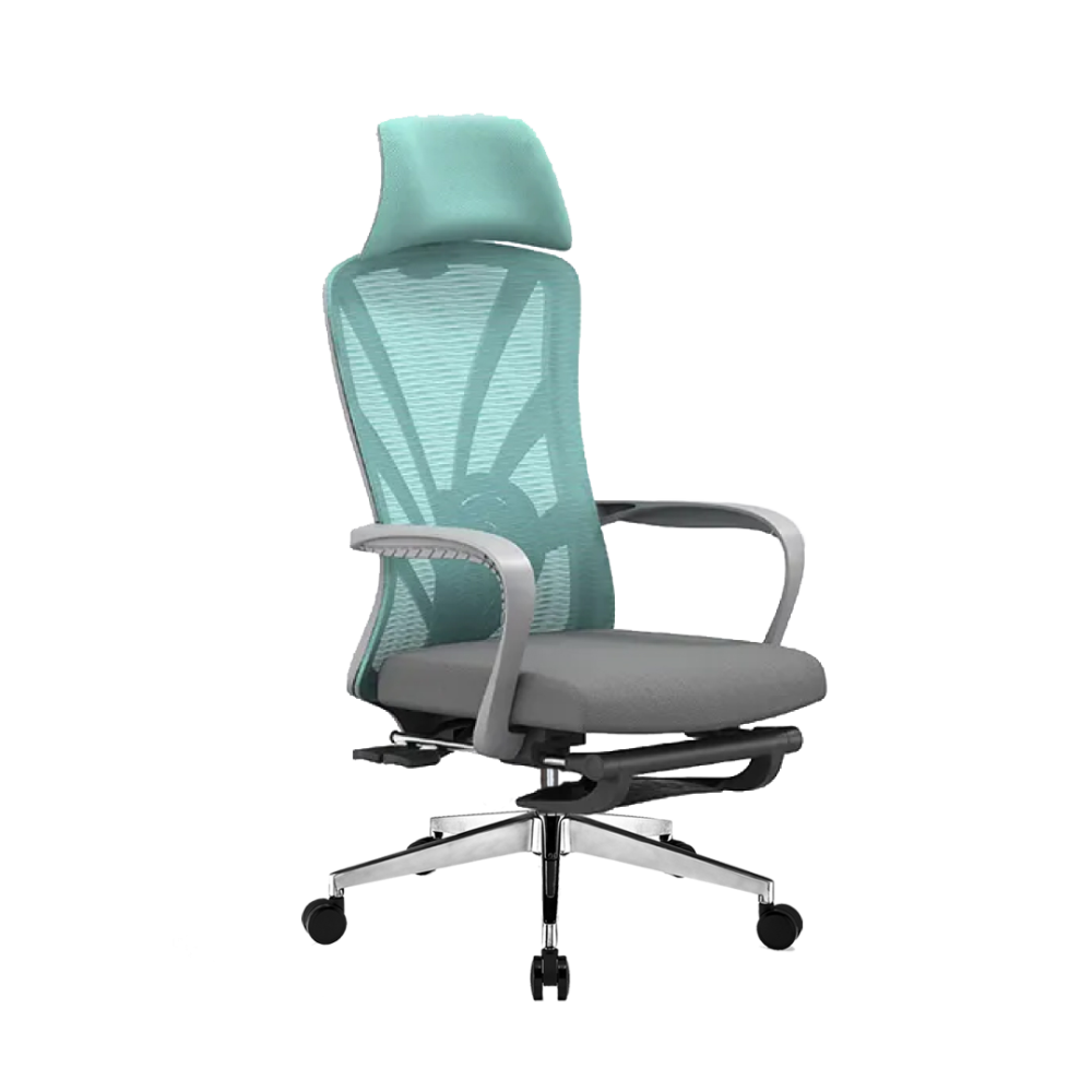 SILLON GERENCIAL BENEDIT COLOR GRIS-AZUL