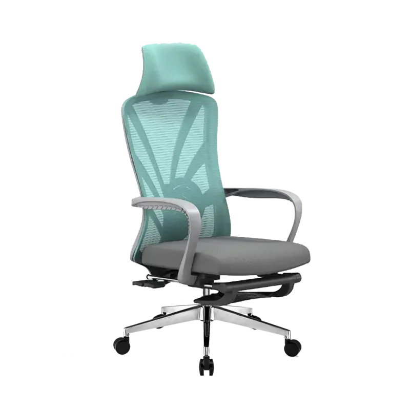 SILLON GERENCIAL BENEDIT COLOR GRIS-AZUL