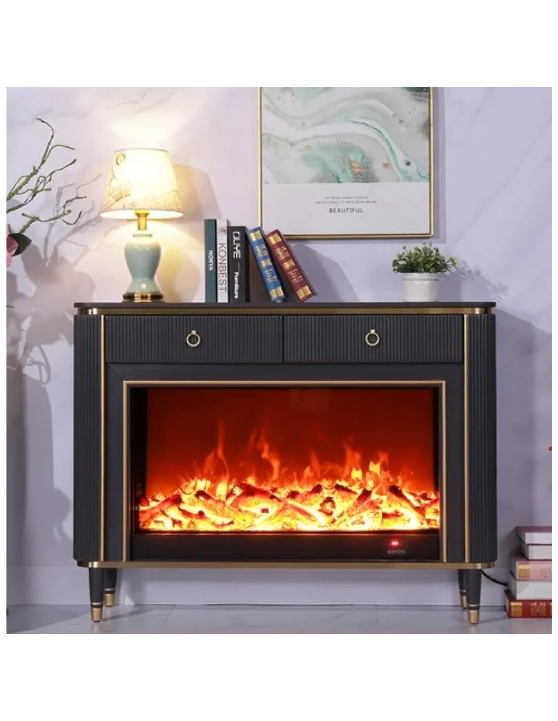 MODULAR TIPO CHIMENEA HELENA NEGRO