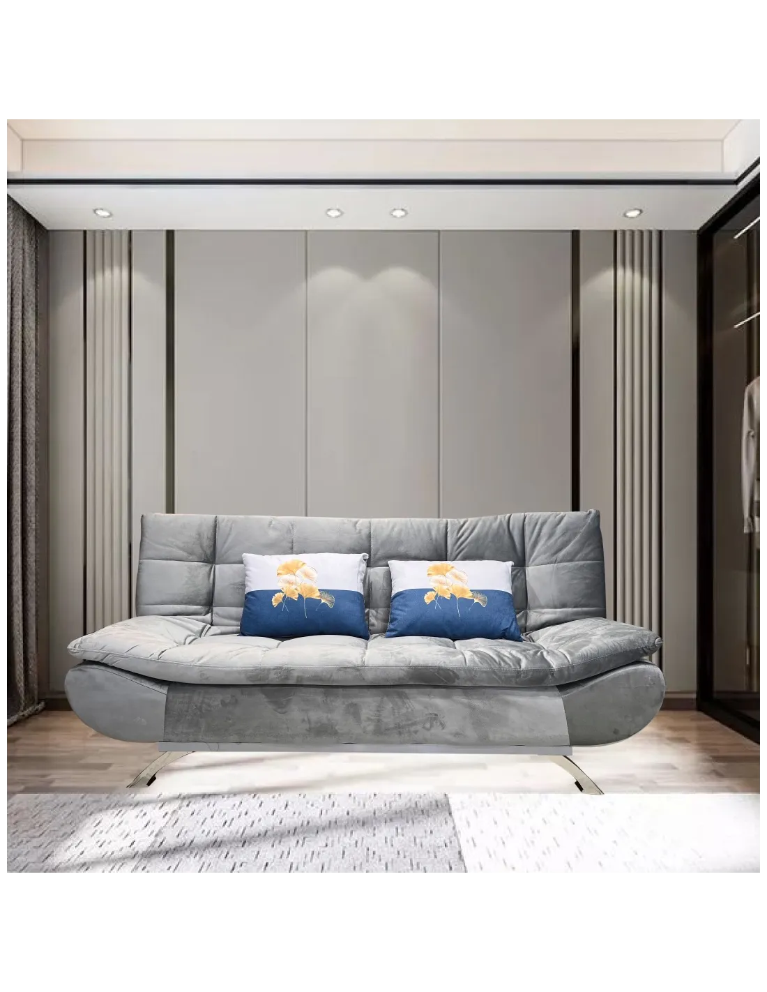 SOFA CAMA IZA GRIS