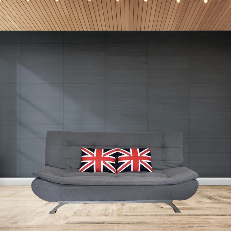 SOFA CAMA ATLANTA EN TELA GRIS