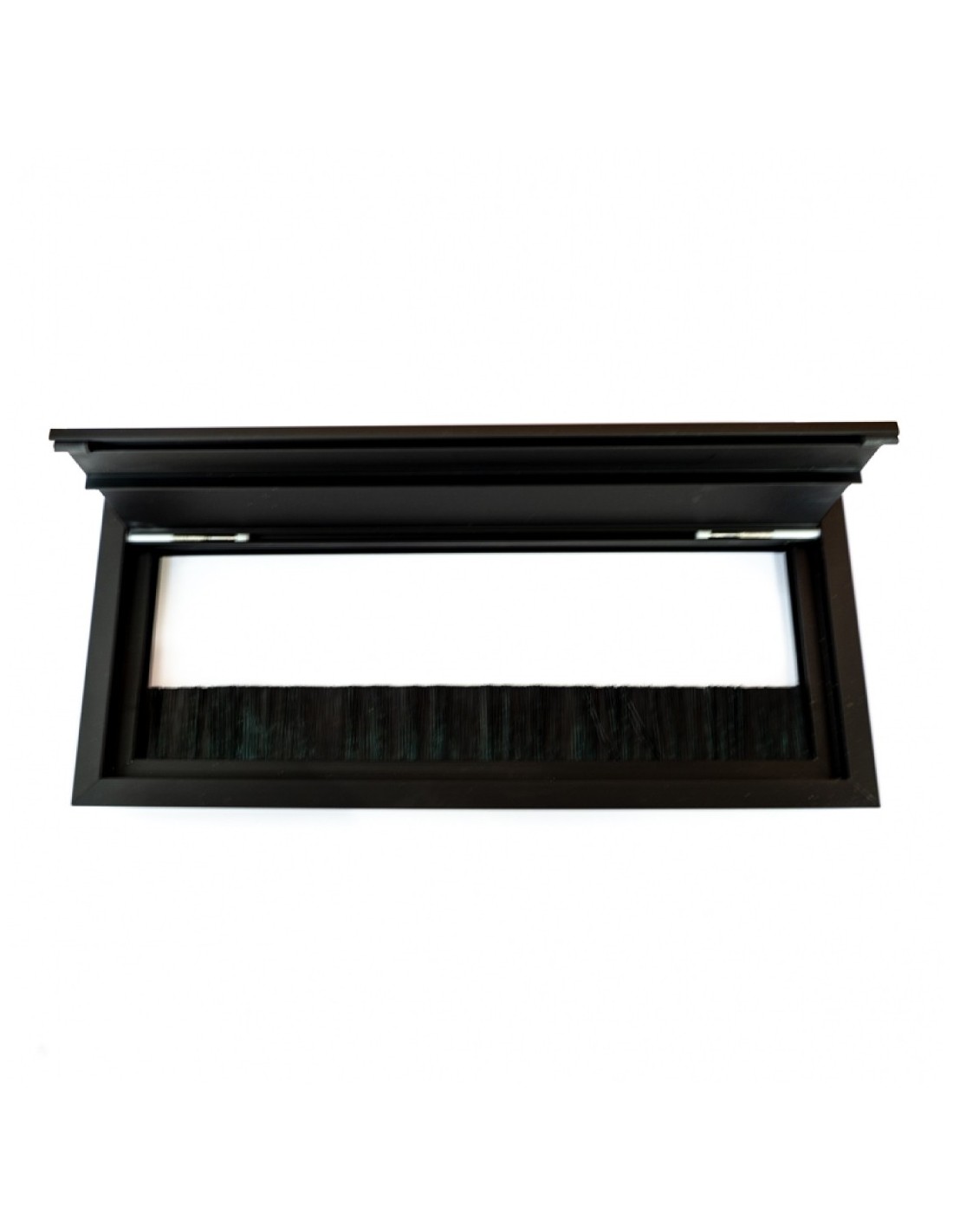 PASACABLES RECTANGULARES DE ALUMINIO NEGRO