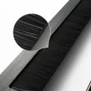 PASACABLES RECTANGULARES DE ALUMINIO NEGRO