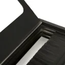 PASACABLES RECTANGULARES DE ALUMINIO NEGRO