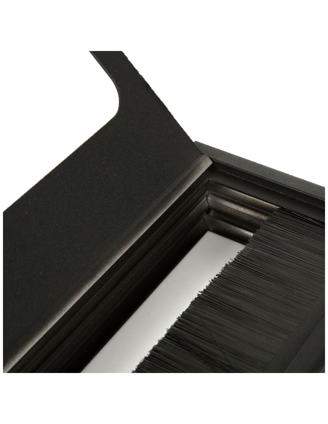 PASACABLES RECTANGULARES DE ALUMINIO NEGRO