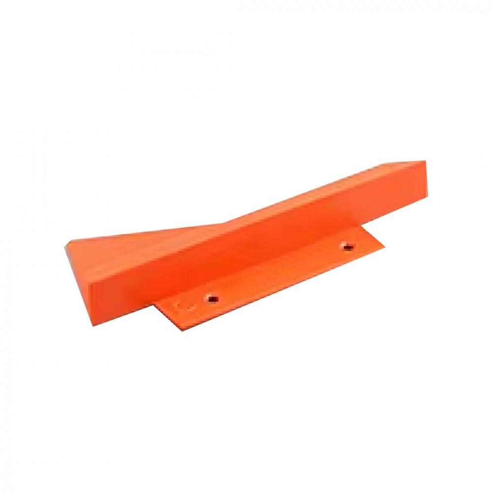 AGARRADERA TRIANGULAR PLASTICA DERECHA EN COLOR NARANJA DE 13 CM