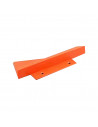 AGARRADERA TRIANGULAR PLASTICA DERECHA EN COLOR NARANJA DE 13 CM