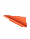 AGARRADERA TRIANGULAR PLASTICA DERECHA EN COLOR NARANJA DE 13 CM