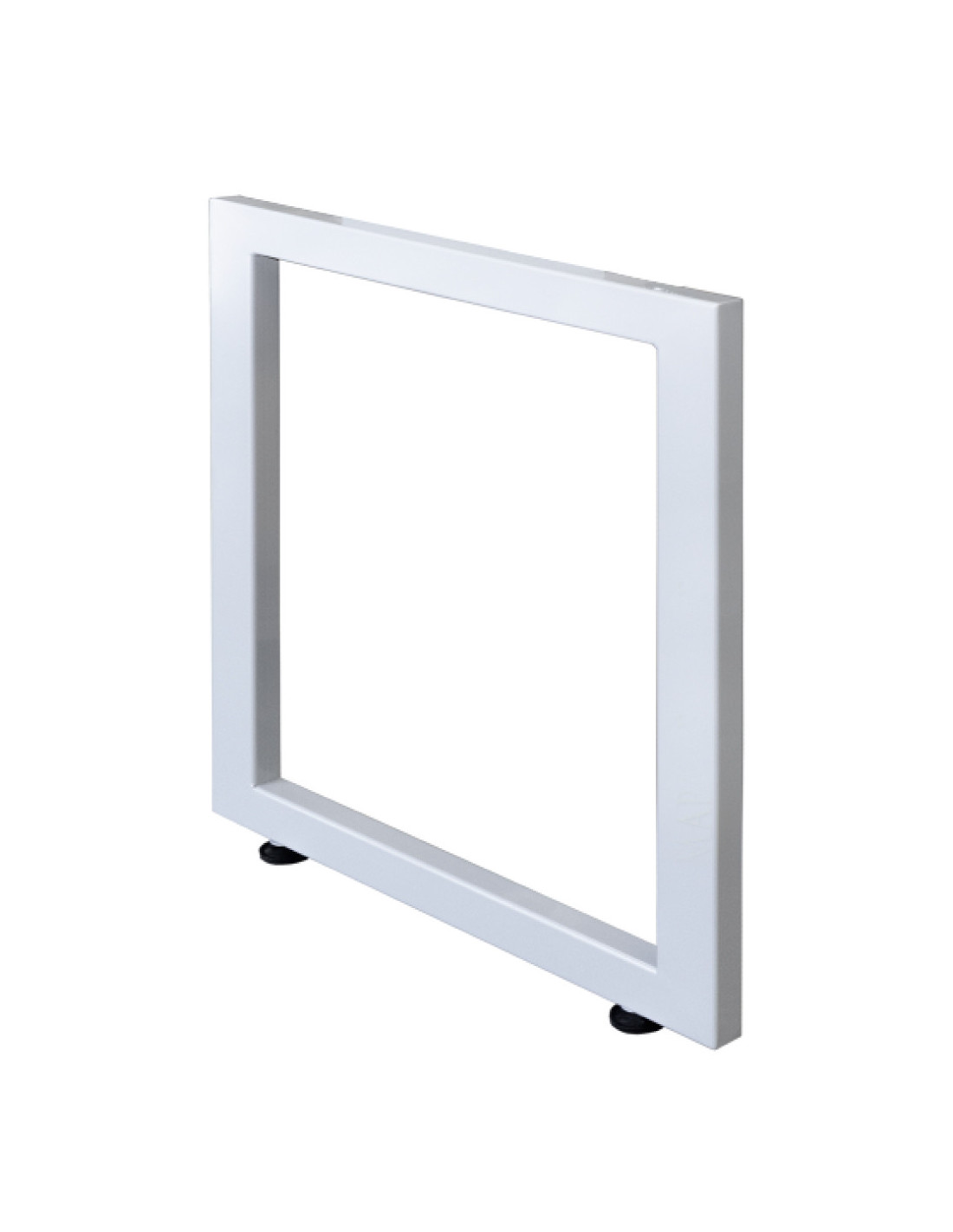 SOPORTE RECTANGULAR EN TUBO DE 2X1 COLOR BLANCO 60 ANCHO X 71.5