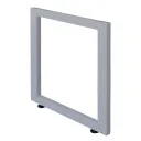 SOPORTE RECTANGULAR EN TUBO DE 2X1 COLOR GRIS 60 ANCHO X 71.5