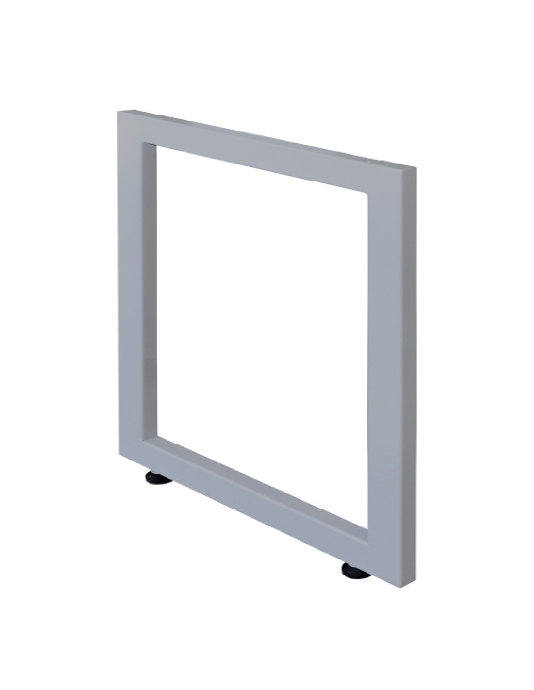 SOPORTE RECTANGULAR EN TUBO DE 2X1 COLOR GRIS 60 ANCHO X 71.5