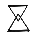 SOPORTE TIPO TRIANGULO NEGRO MEDIDAS 72.5 ALTO X 60 ANCHO