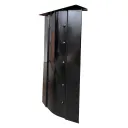 SOPORTE ROMBO METALICO EN COLOR NEGRO.