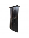 SOPORTE ROMBO METALICO EN COLOR NEGRO.