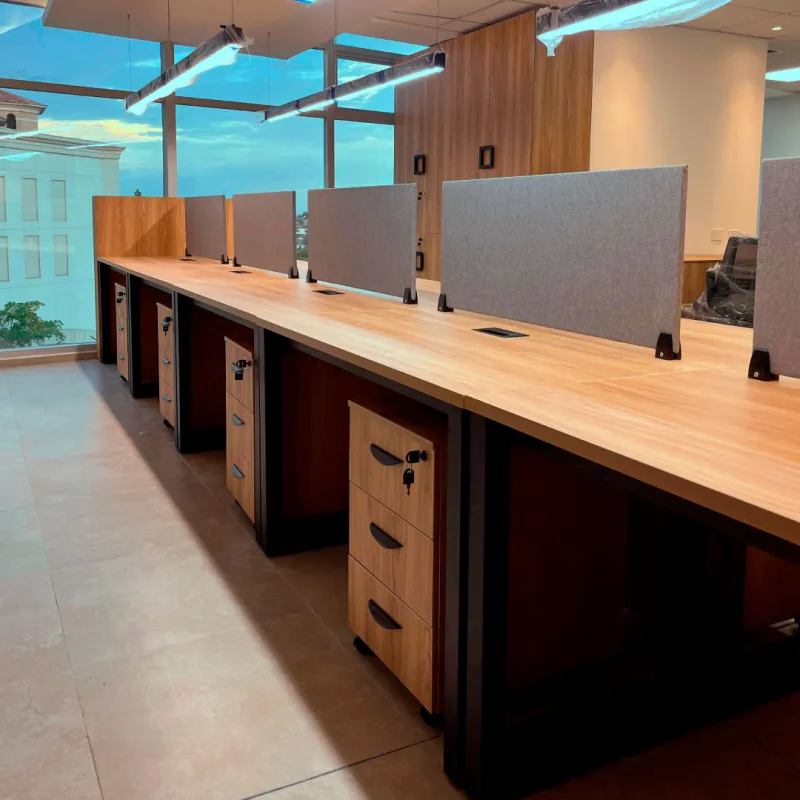 ESTACION TIPO COWORKING DE 10 PUESTOS