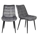 SILLA CAYETANA COLOR GRIS OSCURO