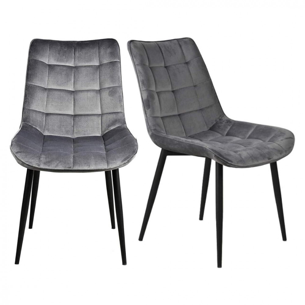 SILLA CAYETANA COLOR GRIS OSCURO