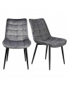 SILLA CAYETANA COLOR GRIS OSCURO