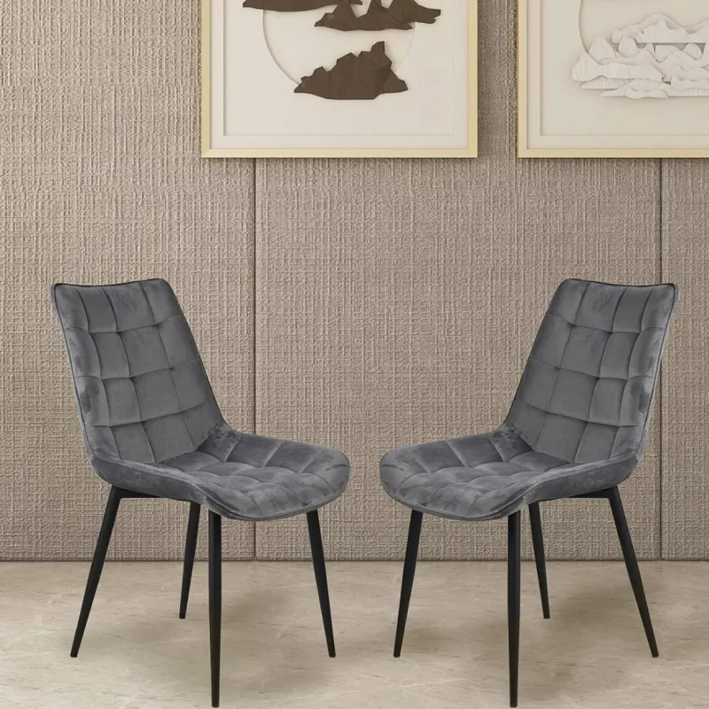 SILLA CAYETANA COLOR GRIS OSCURO