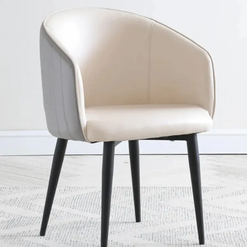 SILLA MARSELLA EN COLOR BLANCO CON GRIS