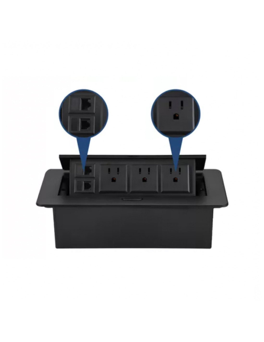 PASACABLE MULTIFUNCIONAL TIPO PUSH - NEGRO
