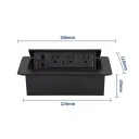 PASACABLE MULTIFUNCIONAL TIPO PUSH - NEGRO