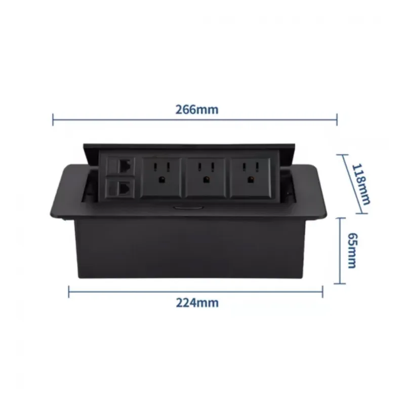 PASACABLE MULTIFUNCIONAL TIPO PUSH - NEGRO