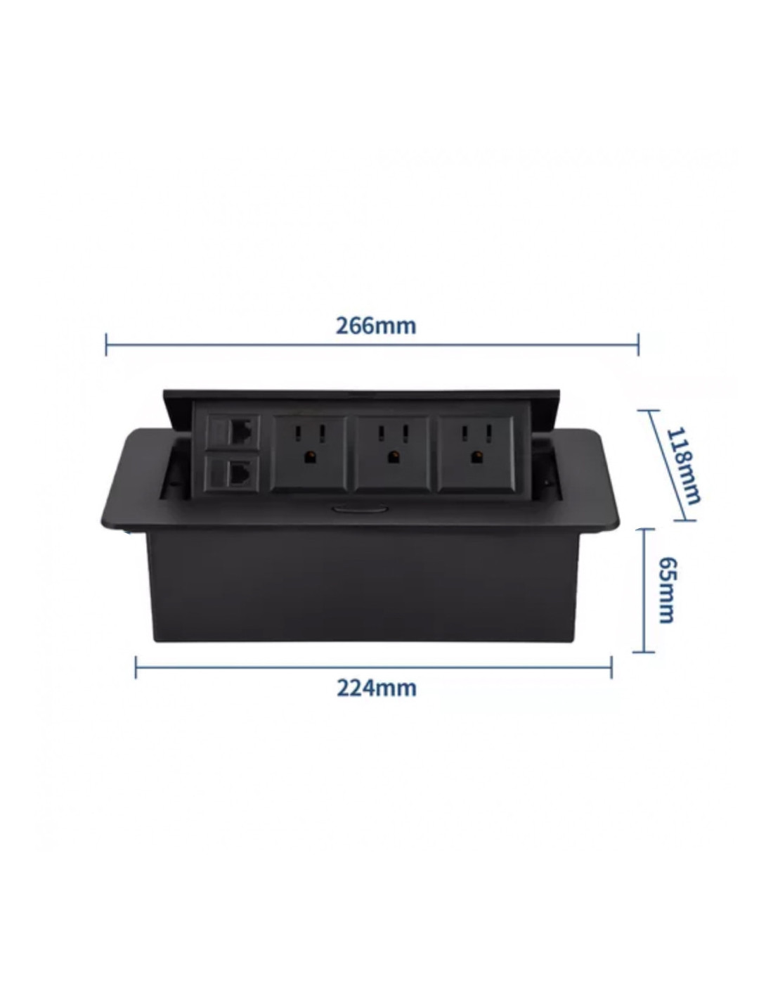 PASACABLE MULTIFUNCIONAL TIPO PUSH - NEGRO