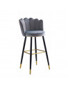 SILLA BAR TULI  TELA GRIS