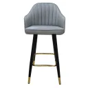 SILLA BAR FRYDE EN COLOR GRIS