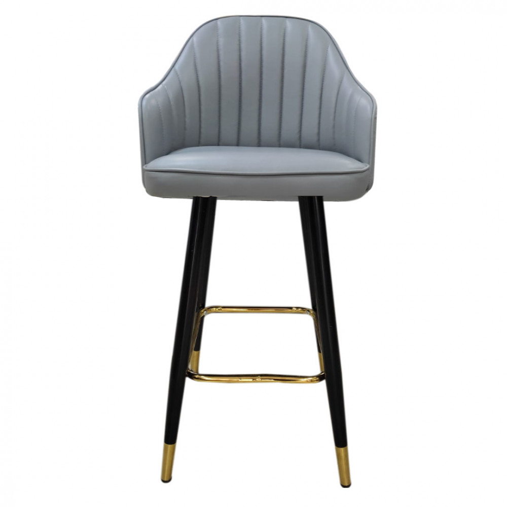 SILLA BAR FRYDE EN COLOR GRIS