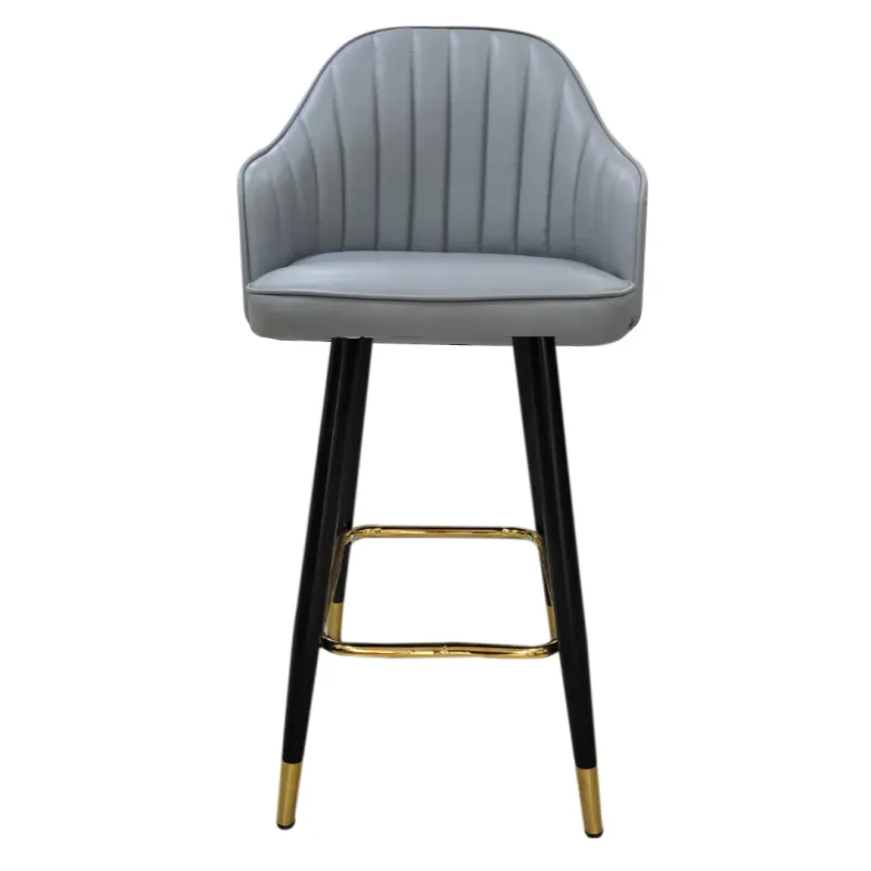 SILLA BAR FRYDE EN COLOR GRIS