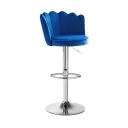 SILLA BAR TULI TELA AZUL