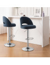 SILLA BAR  LUCAS COLOR GRIS