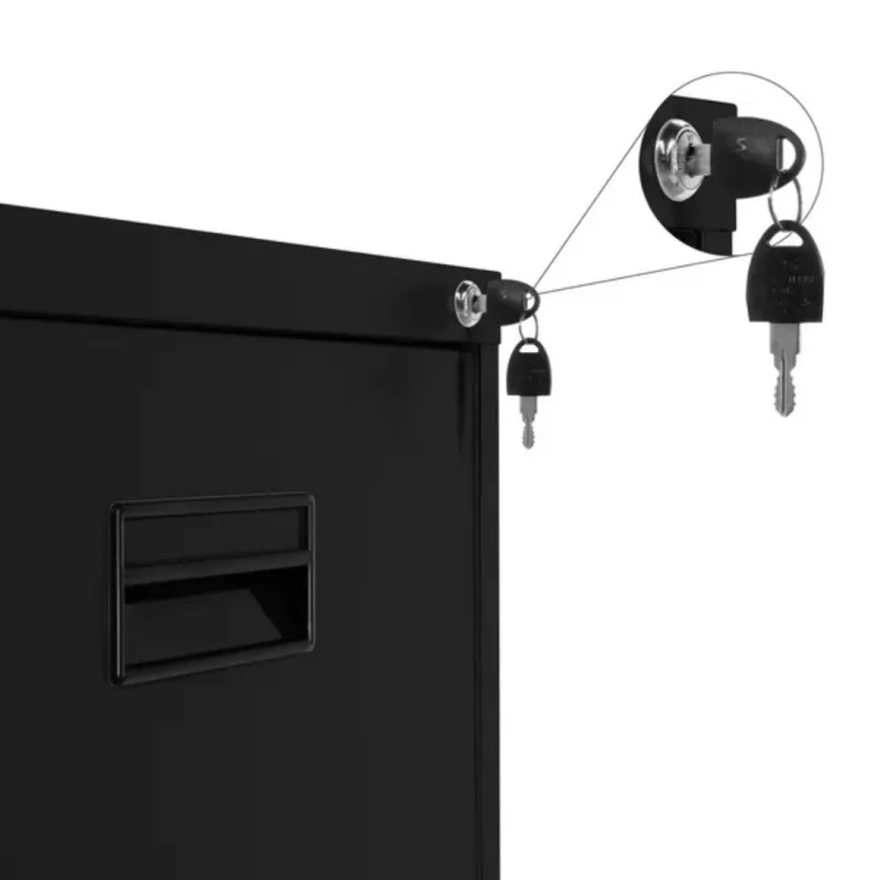 ARCHIVADOR METALICO FELIX 4 GAVETAS NEGRO