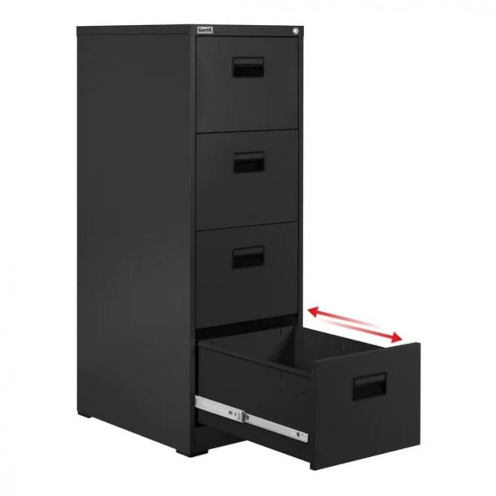 ARCHIVADOR FELIPP PRO  4 GAVETAS IMPORTADO NEGRO