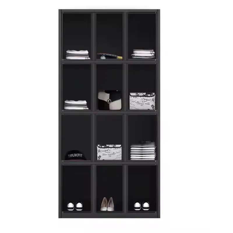 CASILLEROS METALICOS NEGRO 12 PUERTAS CON CERRADURA