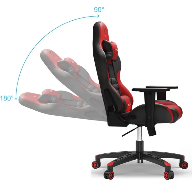 SILLON GAMMER FURGLE ROJO/NEGRO