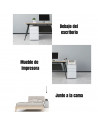 CAJONERA METALICA CON TECHO DE MADERA