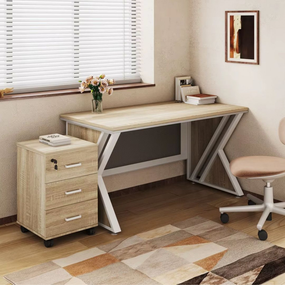 ESCRITORIO MILAN TEKA CON BLANCO