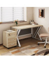 ESCRITORIO MILAN TEKA CON BLANCO